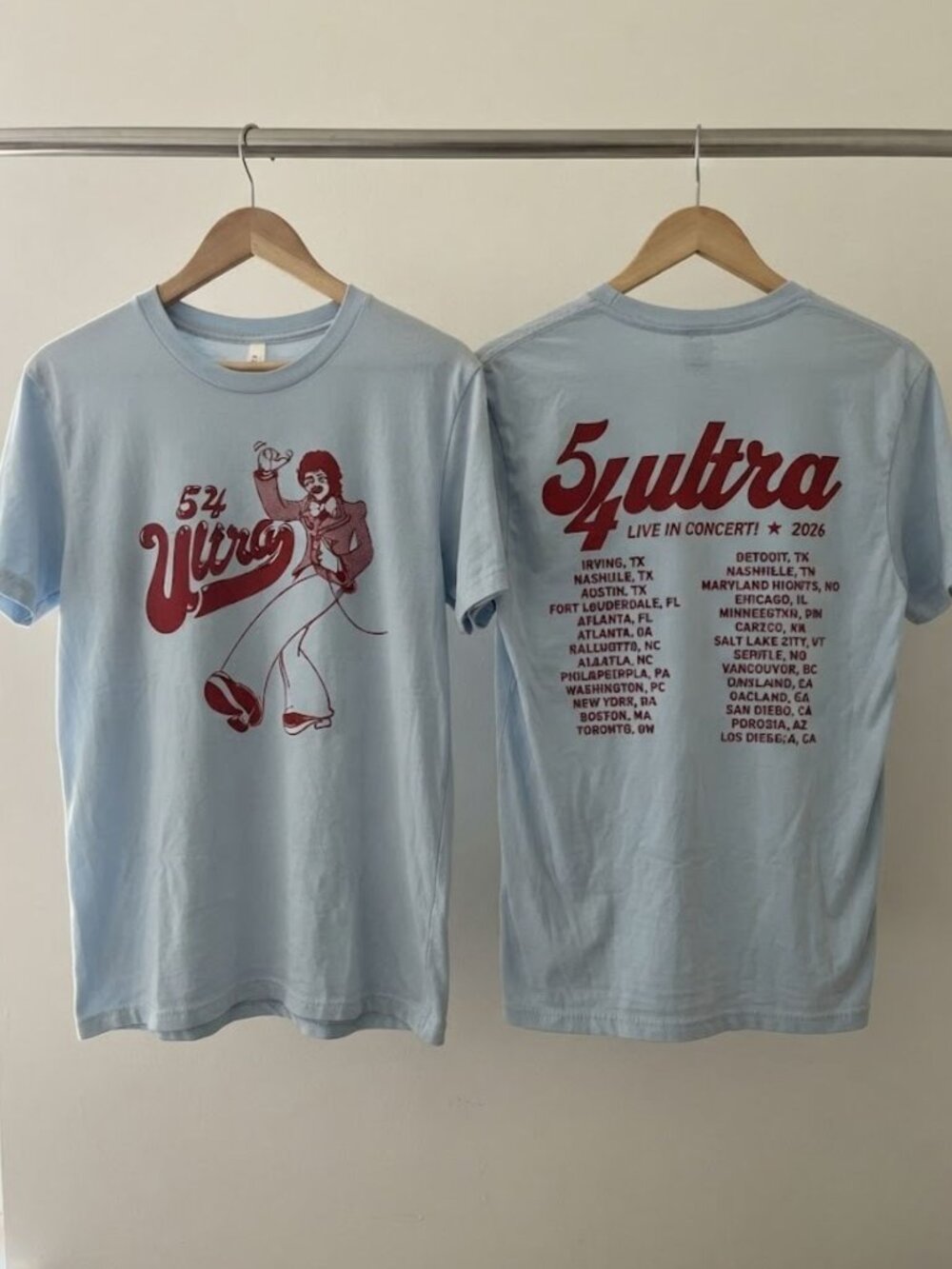 Ultra 54 Shirt  Live In Concert 2026 Tour Reprint